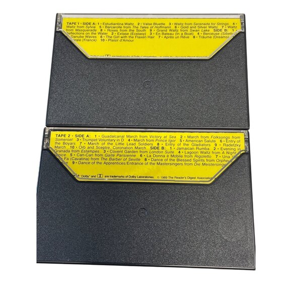 Classics For Joy Cassette Tape Collection 1989 Readers Digest 4 Tapes - Picture 2 of 3